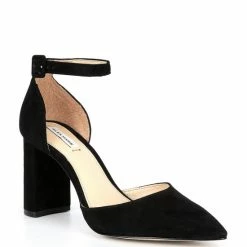 Wholesale ❤️ Alex Marie Genevie Suede 2 Piece Block Heel Pumps Black ???? -Alex Marie shop unnamed file 1007