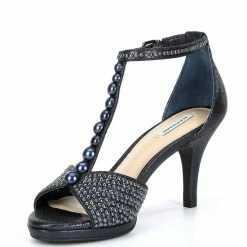 Coupon ???? Alex Marie Leneta Pearl Embellished T-Strap ???? Sandals Black ???? -Alex Marie shop unnamed file 1060
