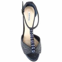 Coupon ???? Alex Marie Leneta Pearl Embellished T-Strap ???? Sandals Black ???? -Alex Marie shop unnamed file 1061
