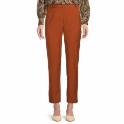 Hot Sale ???? Alex Marie Alexa Anywhere, Everywhere Slim Straight Leg High Rise Ankle Pants Ginger ????