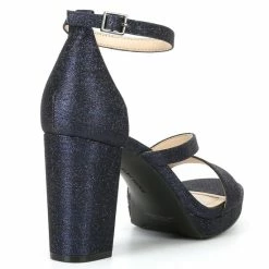 Coupon ???? Alex Marie Judiann Glitter Asymmetrical Strap Ankle Strap Block Heel ???? Sandals Seaport Navy ???? -Alex Marie shop unnamed file 1125