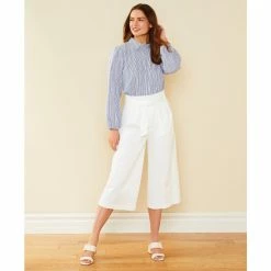 Buy ???? Alex Marie Mya Tie Waist Cotton Sateen Pleated High Rise Wide Leg Capri Pants White ✔️ 7 Buy ???? Alex Marie Mya Tie Waist Cotton Sateen Pleated High Rise Wide Leg Capri Pants White ✔️ -Alex Marie shop unnamed file 1216