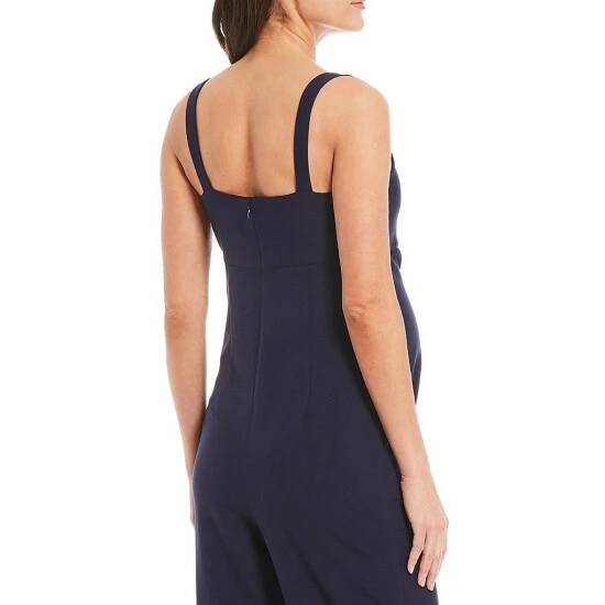 Cheapest ❤️ Alex Marie Maternity Lizzie Sweetheart Neck Sleeveless Jumpsuit Navy ✨ 4 Cheapest ❤️ Alex Marie Maternity Lizzie Sweetheart Neck Sleeveless Jumpsuit Navy ✨ - Image 4