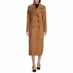 Top 10 ✔️ Alex Marie Stella Double Breasted Long Sleeve Button Front Trench ???? Coat Dark Camel ❤️ -Alex Marie shop unnamed file 150