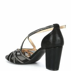 Top 10 ???? Alex Marie Hashleigh Metallic Mesh Jeweled ???? Dress ???? Sandals Black ⌛ -Alex Marie shop unnamed file 250