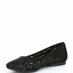Top 10 ???? Alex Marie Altana Suede Laser-Cut Rhinestone Flats Black ⭐ -Alex Marie shop unnamed file 267