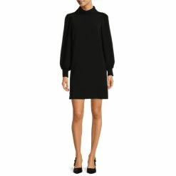 Deals ???? Alex Marie Heidi Cowl Neck Long Sleeve Social ???? Dress Black ❤️ -Alex Marie shop unnamed file 35
