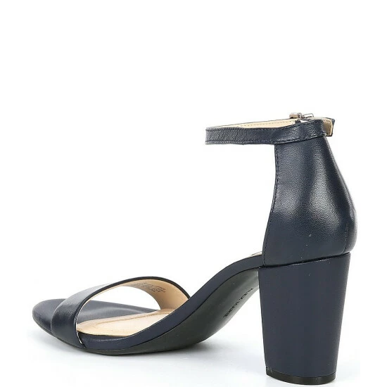 Best Pirce ???? Alex Marie Halmar Ankle Strap Leather Block Heel ???? Sandals Black ???? 3 Best Pirce ???? Alex Marie Halmar Ankle Strap Leather Block Heel ???? Sandals Black ???? - Image 3