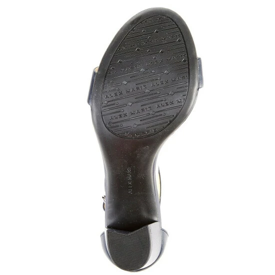 Best Pirce ???? Alex Marie Halmar Ankle Strap Leather Block Heel ???? Sandals Black ???? 6 Best Pirce ???? Alex Marie Halmar Ankle Strap Leather Block Heel ???? Sandals Black ???? - Image 6