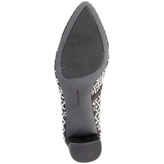 Coupon ???? Alex Marie Nyla Rhinestone Point Toe Block Heel Pumps Black ???? 6 Coupon ???? Alex Marie Nyla Rhinestone Point Toe Block Heel Pumps Black ???? - Image 6