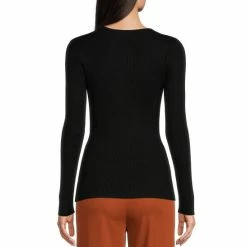 Buy ???? Alex Marie Cara Long Sleeve Crew Neck Machine Washable Sweater Black ???? -Alex Marie shop unnamed file 414