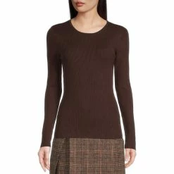 Buy ???? Alex Marie Cara Long Sleeve Crew Neck Machine Washable Sweater Black ???? -Alex Marie shop unnamed file 416