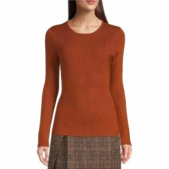 Buy ???? Alex Marie Cara Long Sleeve Crew Neck Machine Washable Sweater Black ???? -Alex Marie shop unnamed file 419