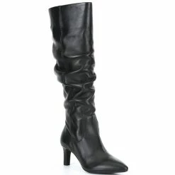 Coupon ???? Alex Marie Pemerson Wide Calf Tall Slouch Leather ???? Boots Black ????