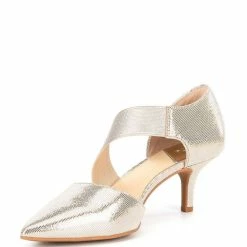 Flash Sale ???? Alex Marie Brandlin Metallic Asymmetrical Strap Pumps Gold ???? -Alex Marie shop unnamed file 438