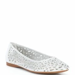 New ???? Alex Marie Altana Metallic Laser-Cut Rhinestone Flats Silver ???? -Alex Marie shop unnamed file 477