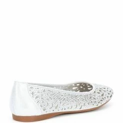 New ???? Alex Marie Altana Metallic Laser-Cut Rhinestone Flats Silver ???? -Alex Marie shop unnamed file 478