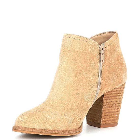 Outlet ???? Alex Marie Gleneva Suede Chelsea Block Heel Booties Hazelnut ???? 4 Outlet ???? Alex Marie Gleneva Suede Chelsea Block Heel Booties Hazelnut ???? - Image 4