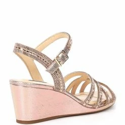 Brand new ???? Alex Marie Makira Rhinestone Embellished Strappy Wedge ???? Sandals Silver ✨ -Alex Marie shop unnamed file 577