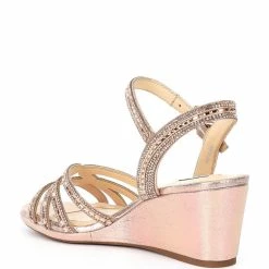 Brand new ???? Alex Marie Makira Rhinestone Embellished Strappy Wedge ???? Sandals Silver ✨ -Alex Marie shop unnamed file 578