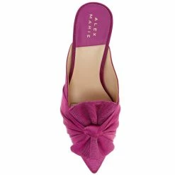 Best Pirce ???? Alex Marie Audrene Point Toe Bow Mules Black ???? -Alex Marie shop unnamed file 60