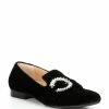 Buy ???? Alex Marie Andrean Velvet Jewel Buckle Loafers Black ????