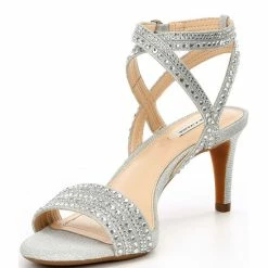 Best Pirce ???? Alex Marie Parlyn Glitter Rhinestone Ankle Strap Strappy ???? Sandals Rose Gold ⌛ -Alex Marie shop unnamed file 68