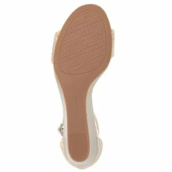 Discount ❤️ Alex Marie MairiTwo Metallic Leather Ankle Strap Wedge ???? Sandals New Light Grey/ceylon ???? -Alex Marie shop unnamed file 682