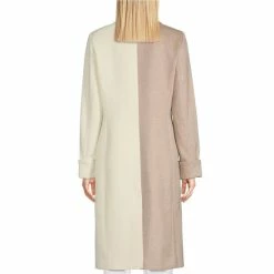 Hot Sale ???? Alex Marie Isabella Dual Color Notch Lapel Wool Blend Peacoat Ivory ???? -Alex Marie shop unnamed file 738