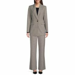 Best Pirce ???? Alex Marie Rebecca Check Print Tie Waist Coordinating Pants Pincheck ???? -Alex Marie shop unnamed file 768