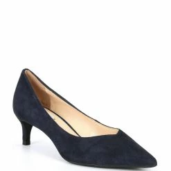 Cheap ???? Alex Marie Noelli Suede Pointed Toe Pumps Seaport Navy ????