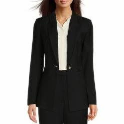 Promo ???? Alex Marie Liza Anywhere Everywhere Peak Lapel Blazer Sandstone Tan ????