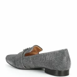 Discount ???? Alex Marie Andrean Glitter Mesh Jewel Buckle Loafers Pewter ✨ -Alex Marie shop unnamed file 807