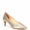 Cheap ???? Alex Marie Noelli Leather Pointed Toe Pumps Soft Gold ????