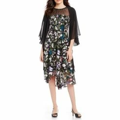 Coupon ⭐ Alex Marie Marilyn Sheer 3/4 Sleeve Wrap Black ✨ -Alex Marie shop unnamed file 874