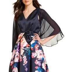 Coupon ⭐ Alex Marie Marilyn Sheer 3/4 Sleeve Wrap Black ✨ -Alex Marie shop unnamed file 880