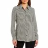 Cheapest ???? Alex Marie Piper Crepe De Chine Stripe Point Collar Long Sleeve Button Front Blouse ????