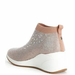 Buy ???? Alex Marie Halika Rhinestone Embellished Knit Wedge ???? Sneakers Merlot ???? -Alex Marie shop unnamed file 89