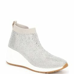 Buy ???? Alex Marie Halika Rhinestone Embellished Knit Wedge ???? Sneakers Merlot ???? -Alex Marie shop unnamed file 95