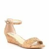 Cheap ???? Alex Marie MairiTwo Cork Ankle Strap Wedge ???? Sandals Natural/gold ⭐